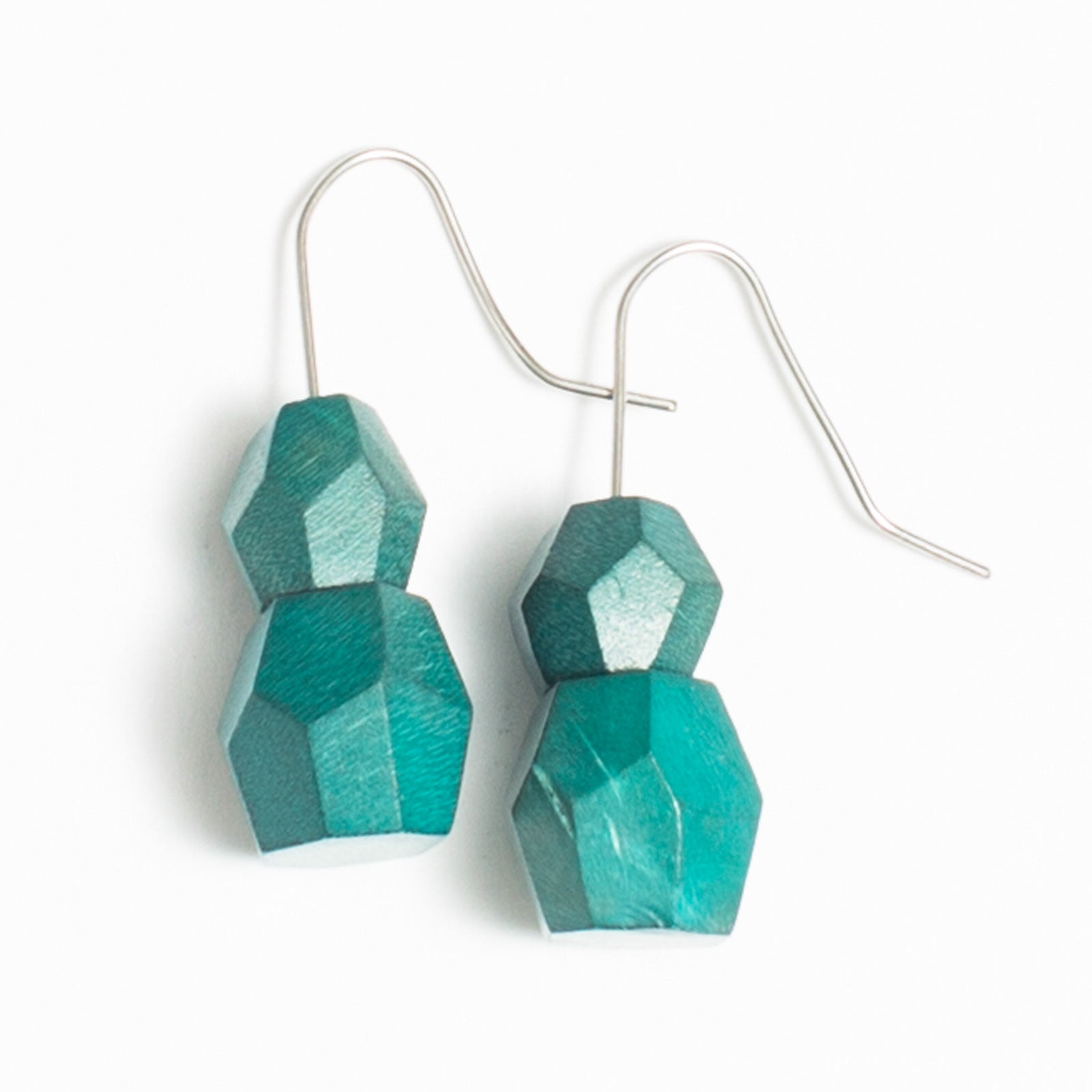 Faceted Double Drop earring
