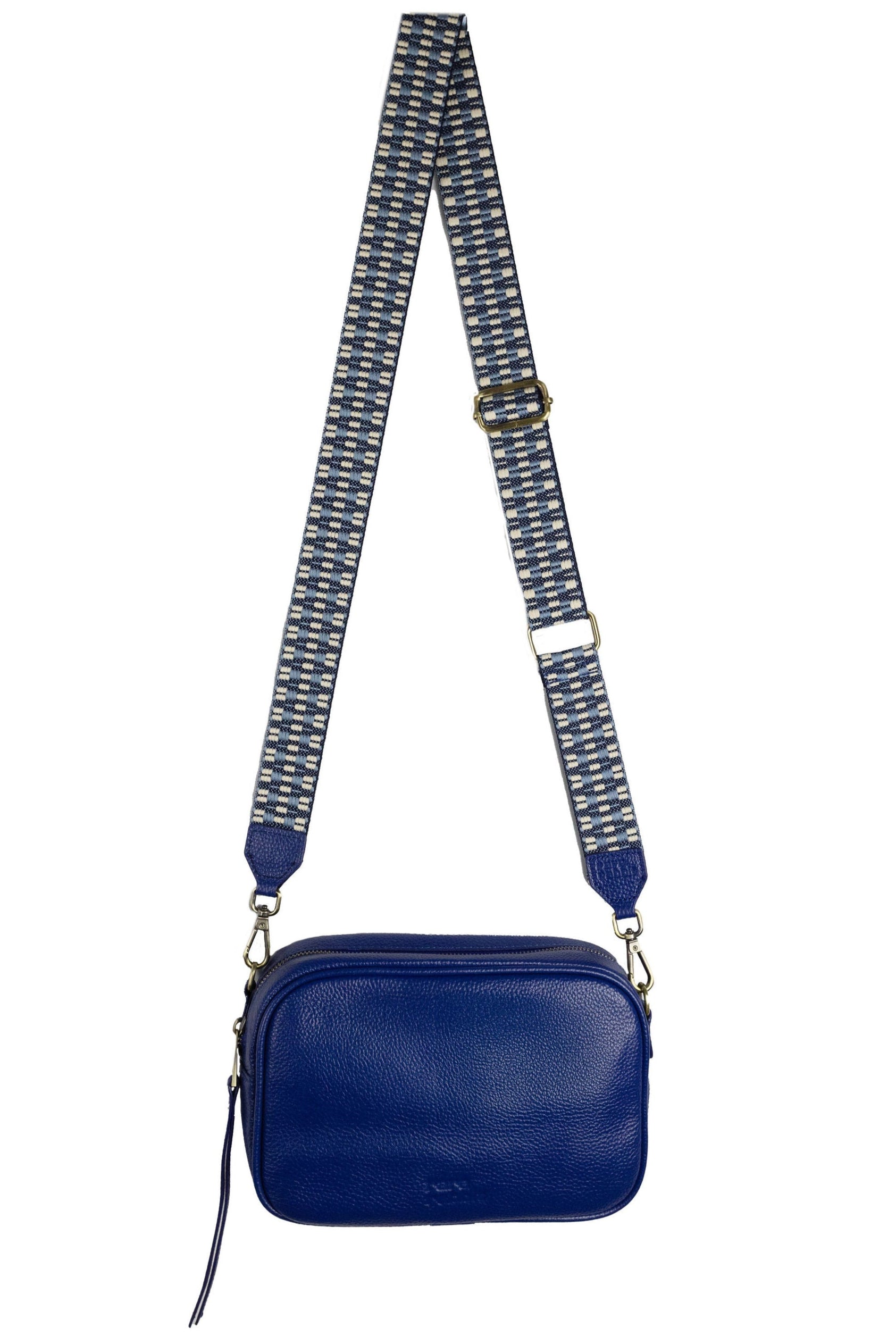 Rosie Crossbody Leather Bag  2nd Edition (Blue)
