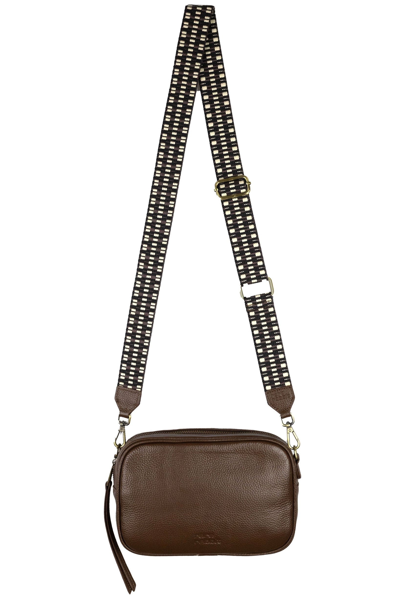 Rosie Crossbody Bag with 2 Straps, 2nd Edition (Chocolate)