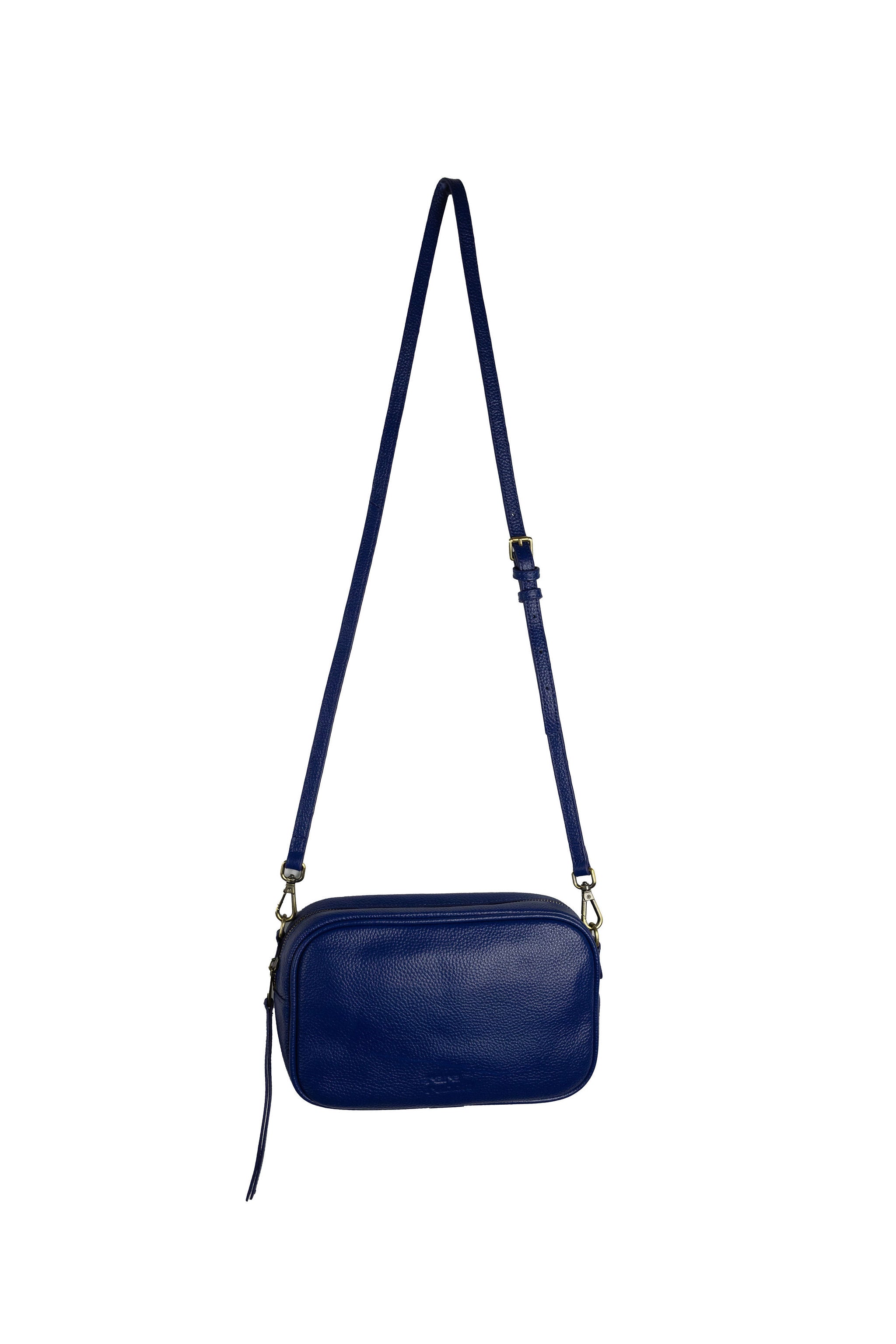 Rosie Crossbody Leather Bag  2nd Edition (Blue)