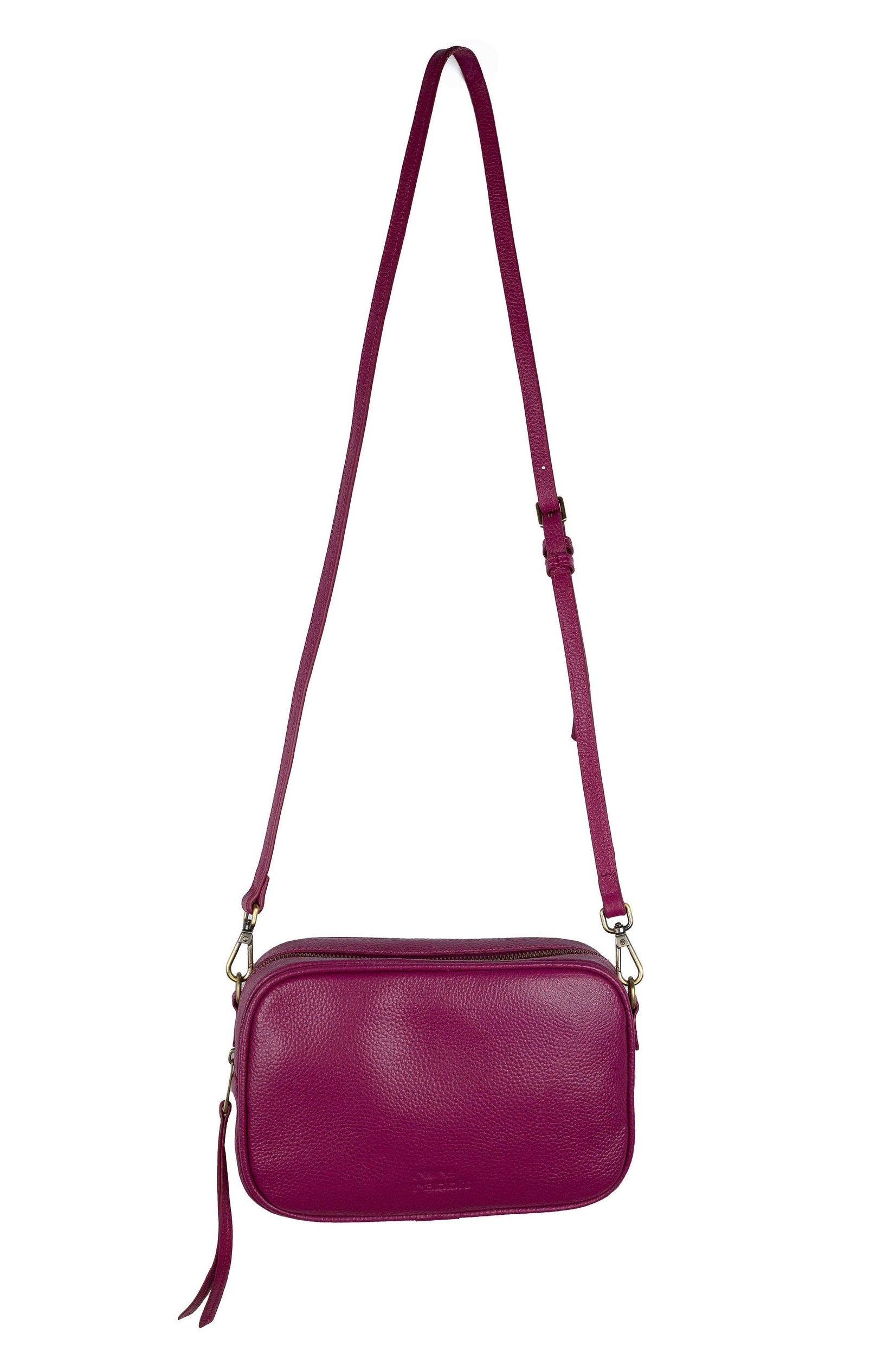 Rosie Crossbody Bag with 2 Straps, 2nd Edition (Magenta)