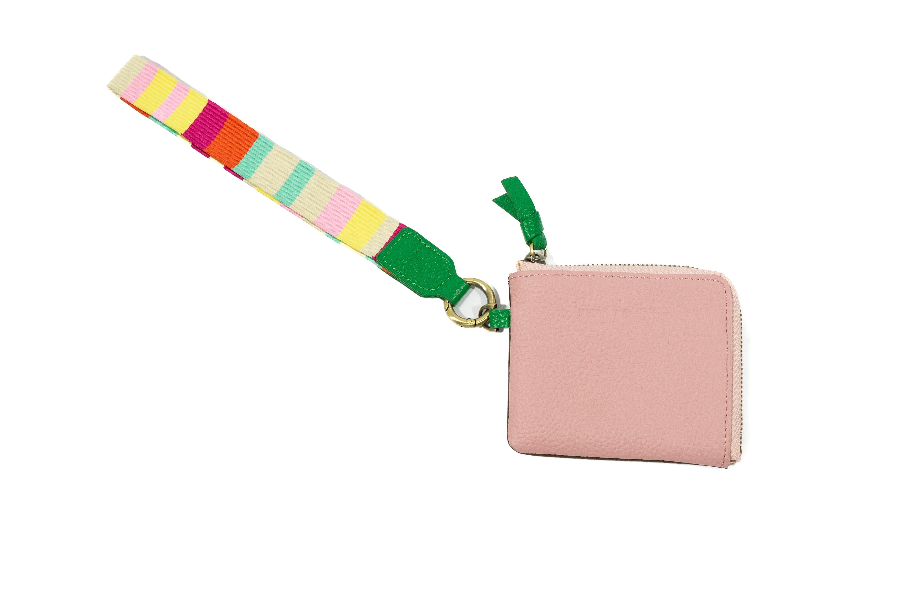 Lulu Coin Purse with Strap (Rose/Multi)