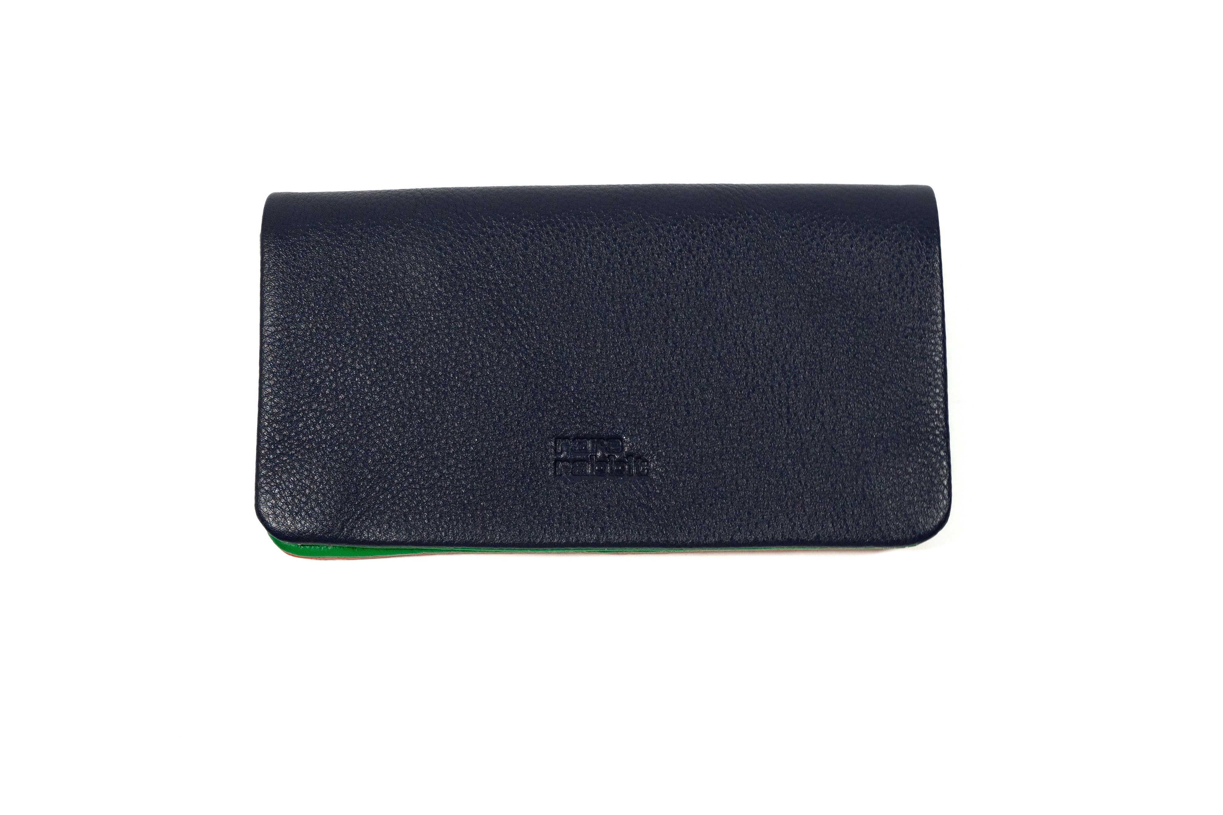 Voyager II Multi leather large wallet (Multi/Navy)