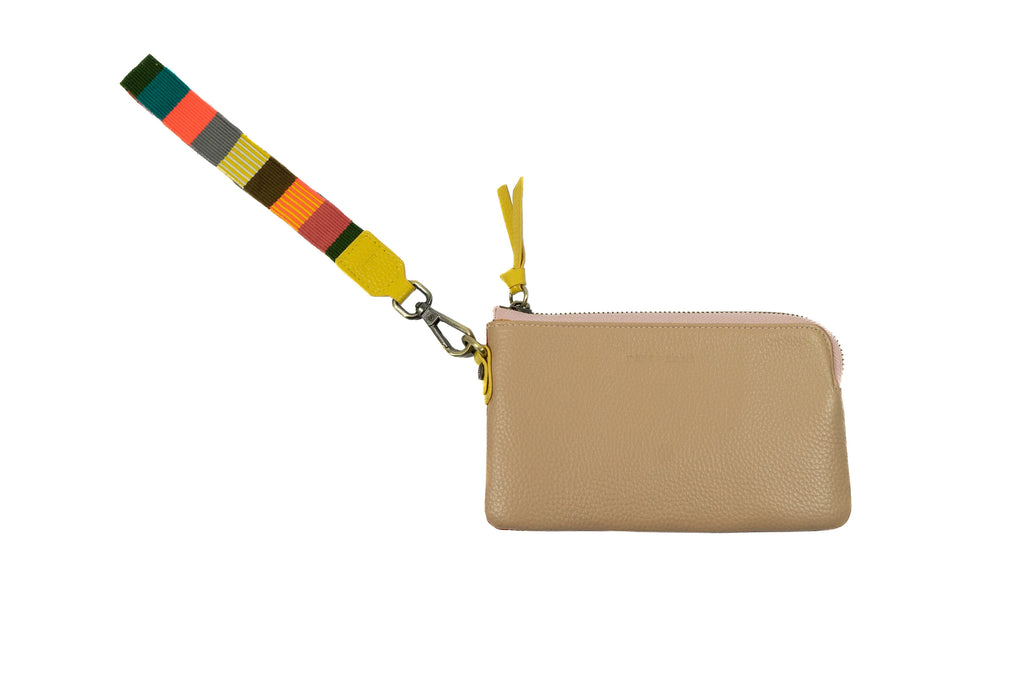 Jess II Medium Purse with Strap (Sand/Multi)