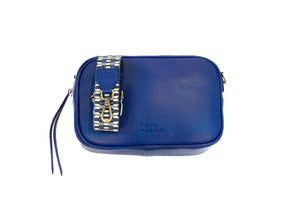 Rosie Crossbody Leather Bag  2nd Edition (Blue)