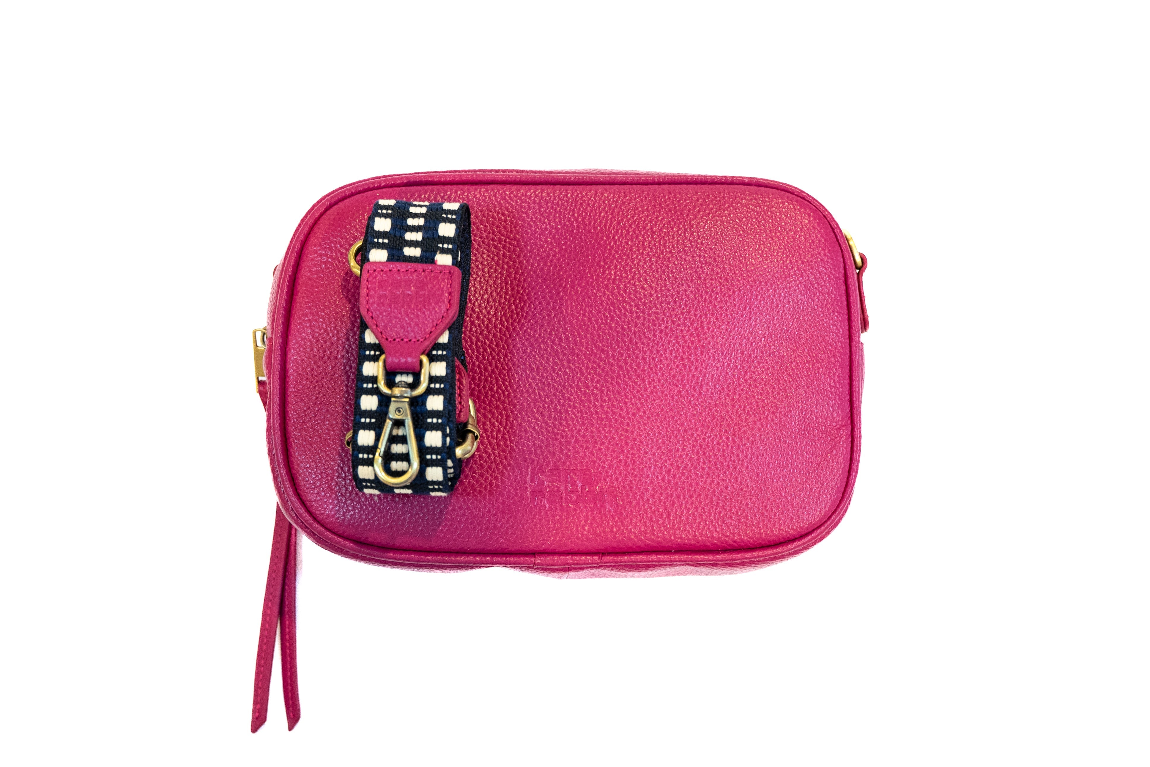 Rosie Crossbody Bag with 2 Straps, 2nd Edition (Magenta)