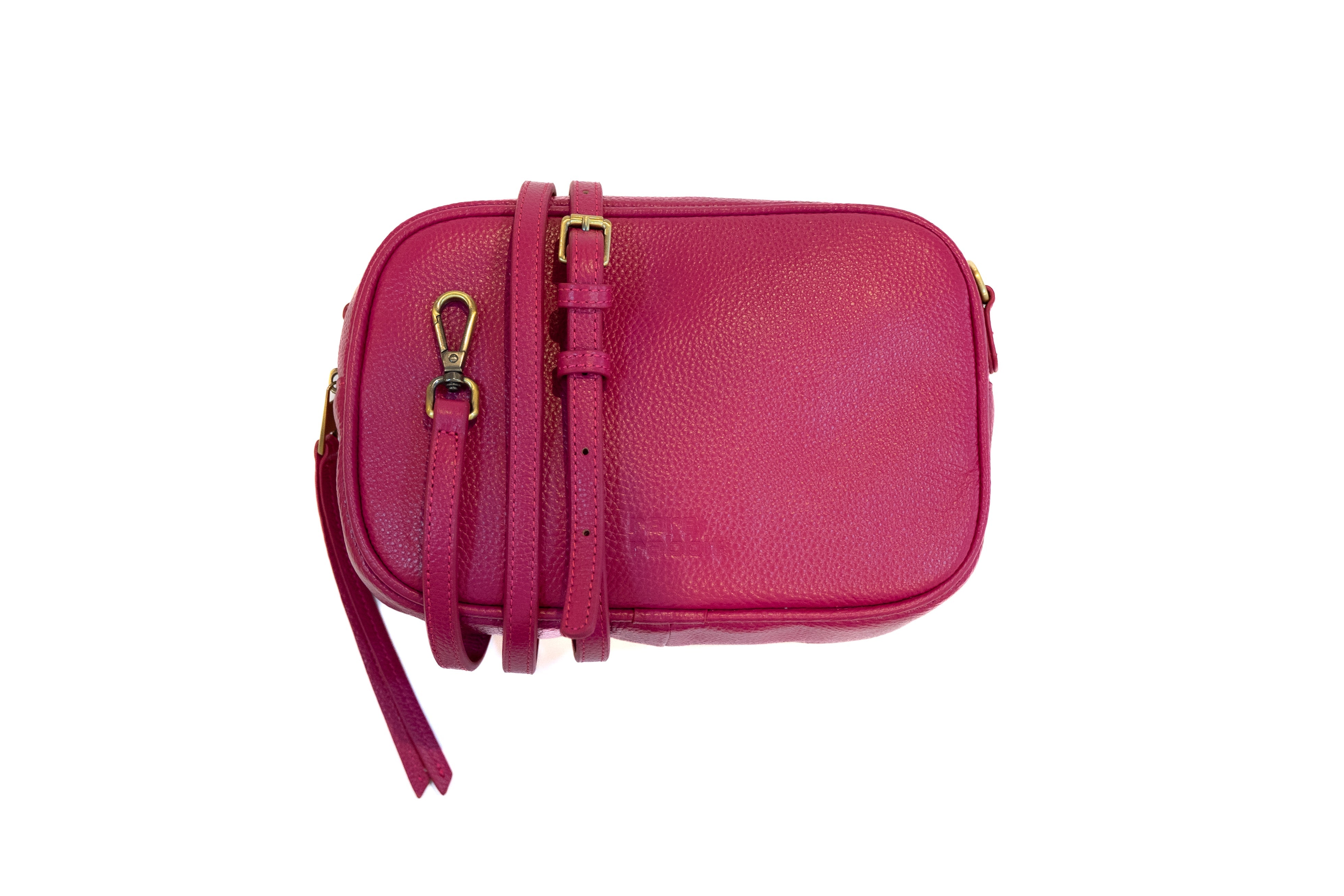 Rosie Crossbody Bag with 2 Straps, 2nd Edition (Magenta)