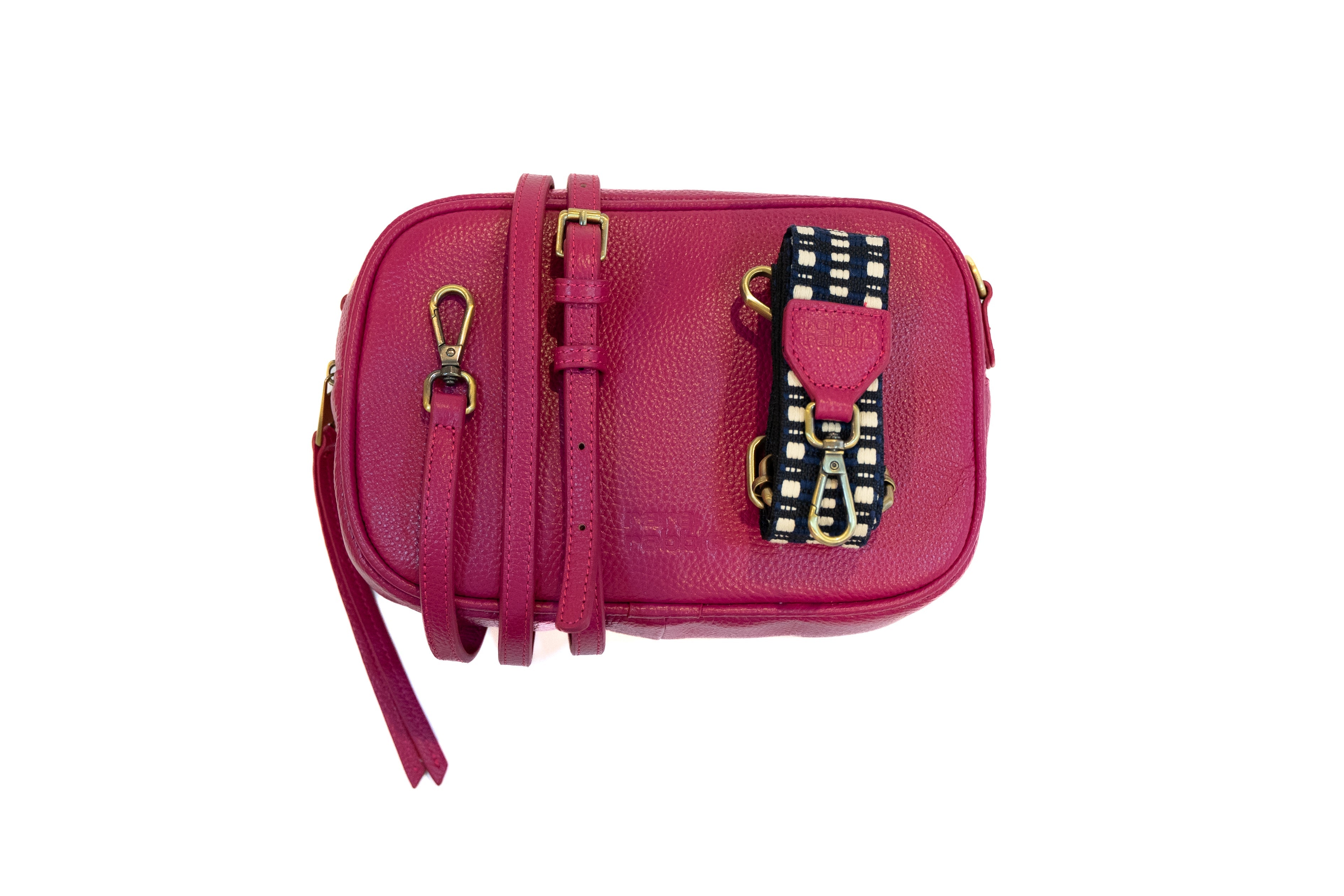 Rosie Crossbody Bag with 2 Straps, 2nd Edition (Magenta)