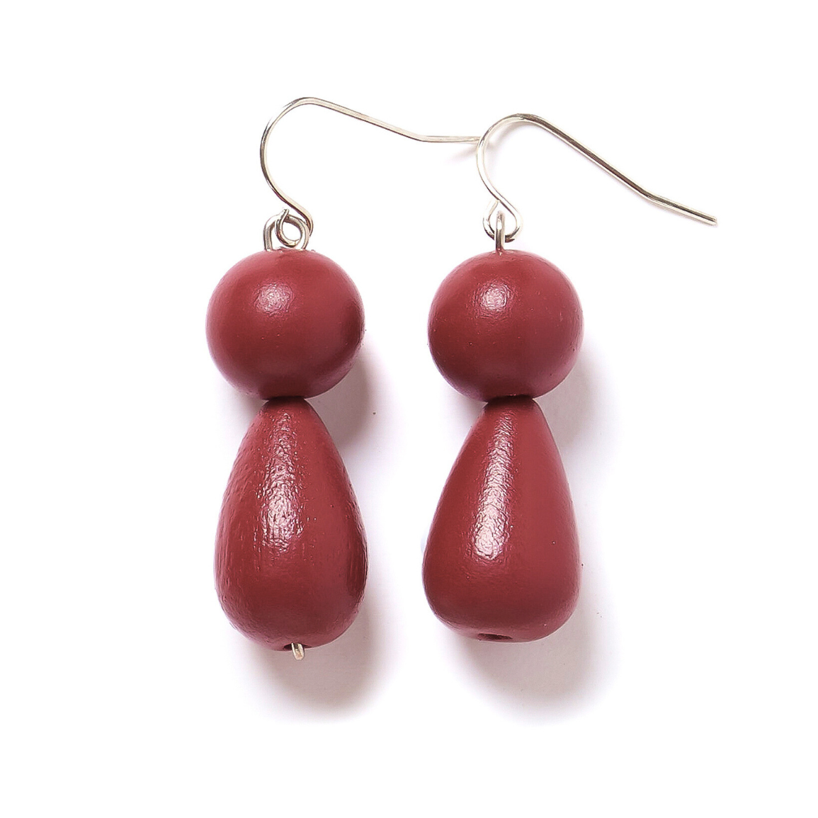 Organic drop earring
