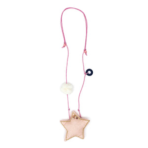 Star necklace on string