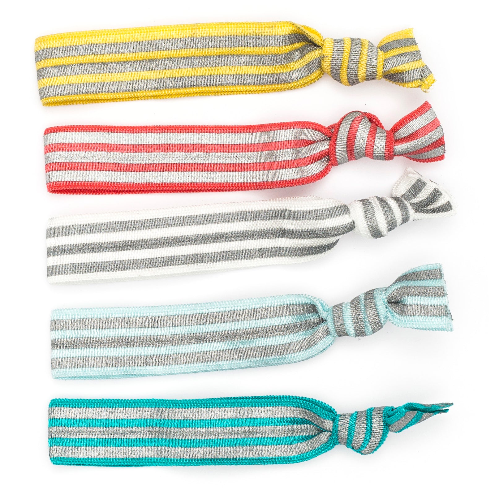 Silky Snag Free hair tie - stripes and zig zags
