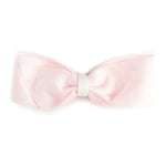 Pretty bow with spots large hair clip