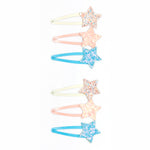 Three glitter star hair clip