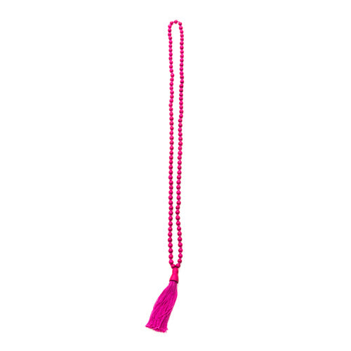 Single Tassel Lucky Beads necklace