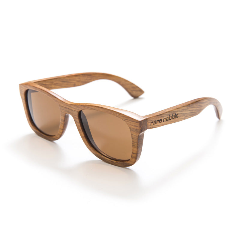 Classic Bond wood sunglasses, polarised (light natural)