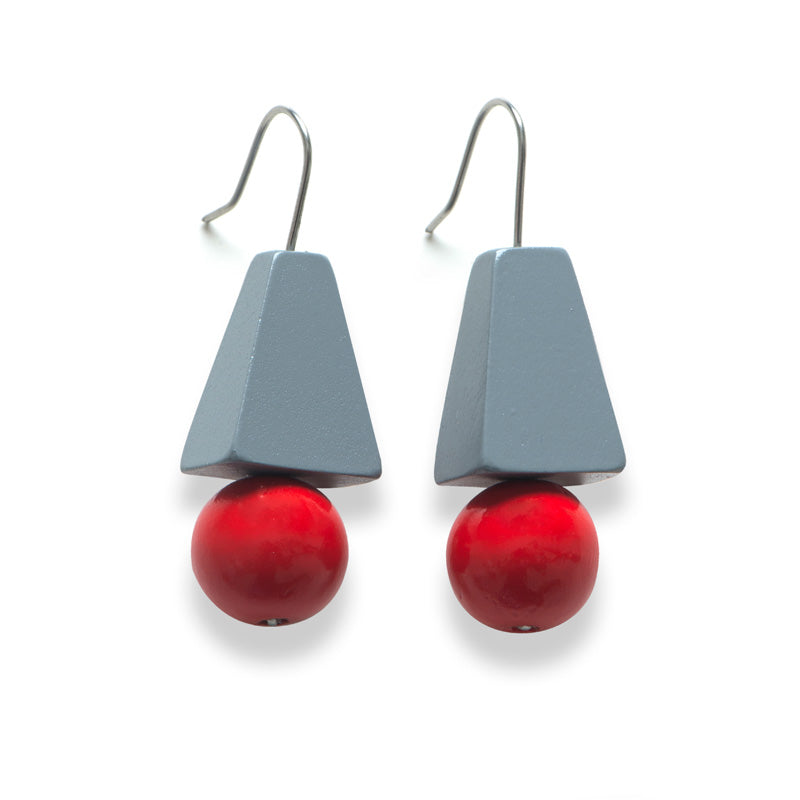 Accented drop earring