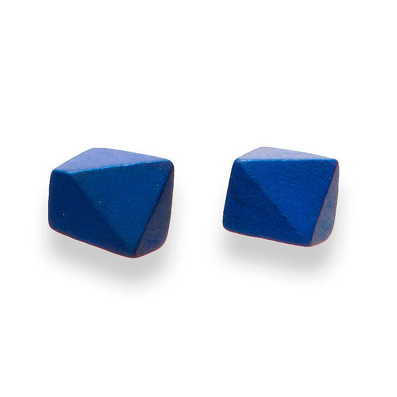 Faceted square wood stud