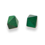 Faceted square wood stud