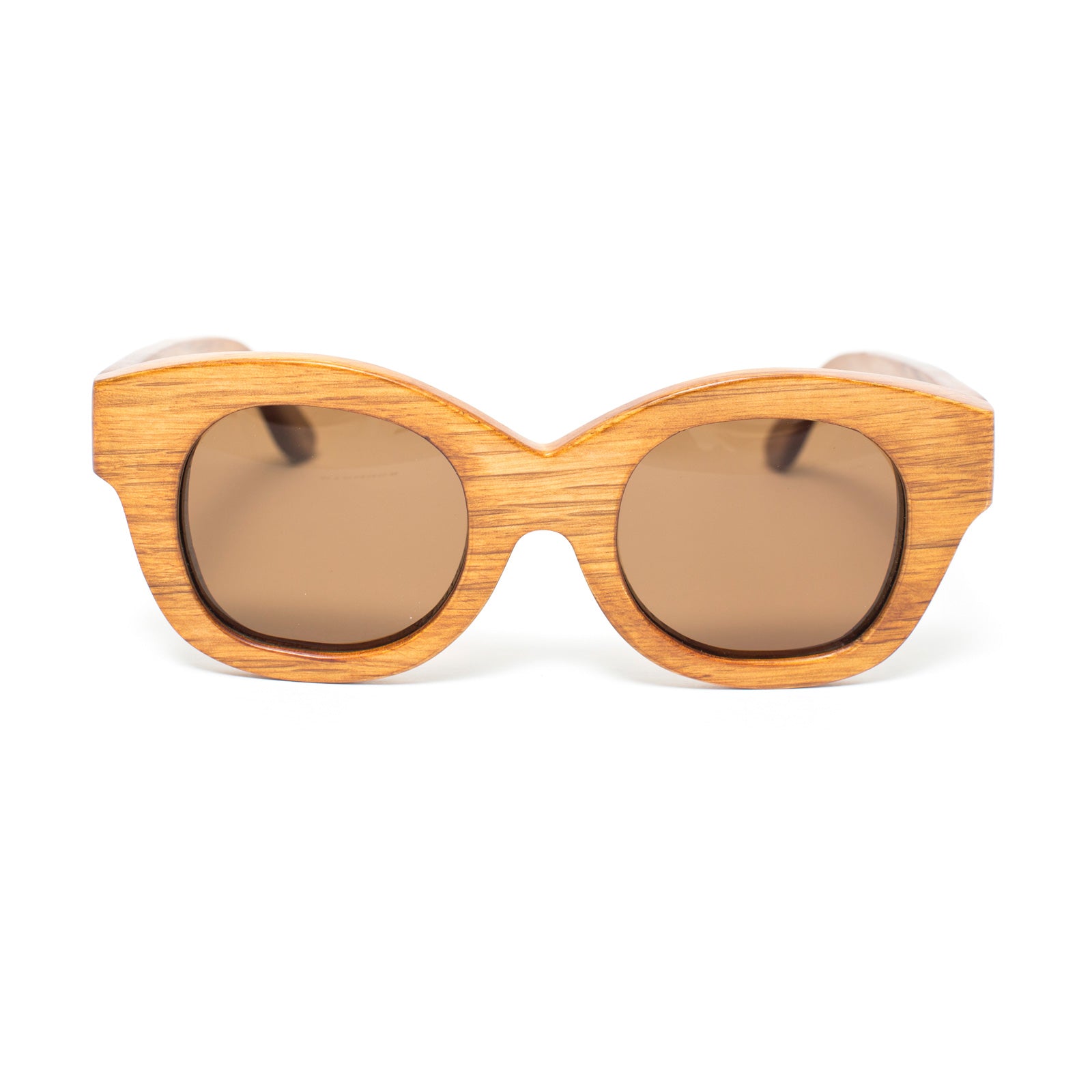 Halle wood sunglasses