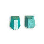 Faceted Rectangle stud