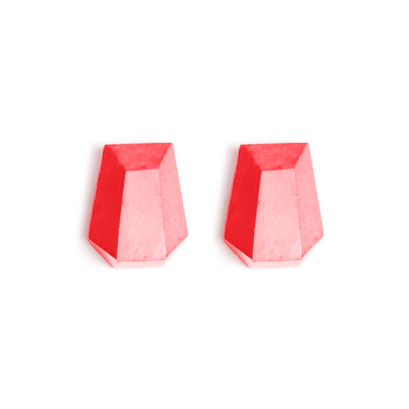 Faceted Rectangle stud