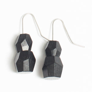 Faceted Double Drop earring