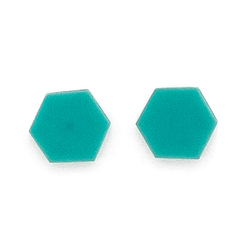 Hexagon resin stud