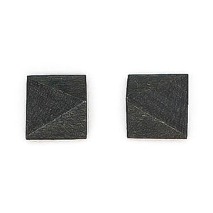 Faceted Square stud