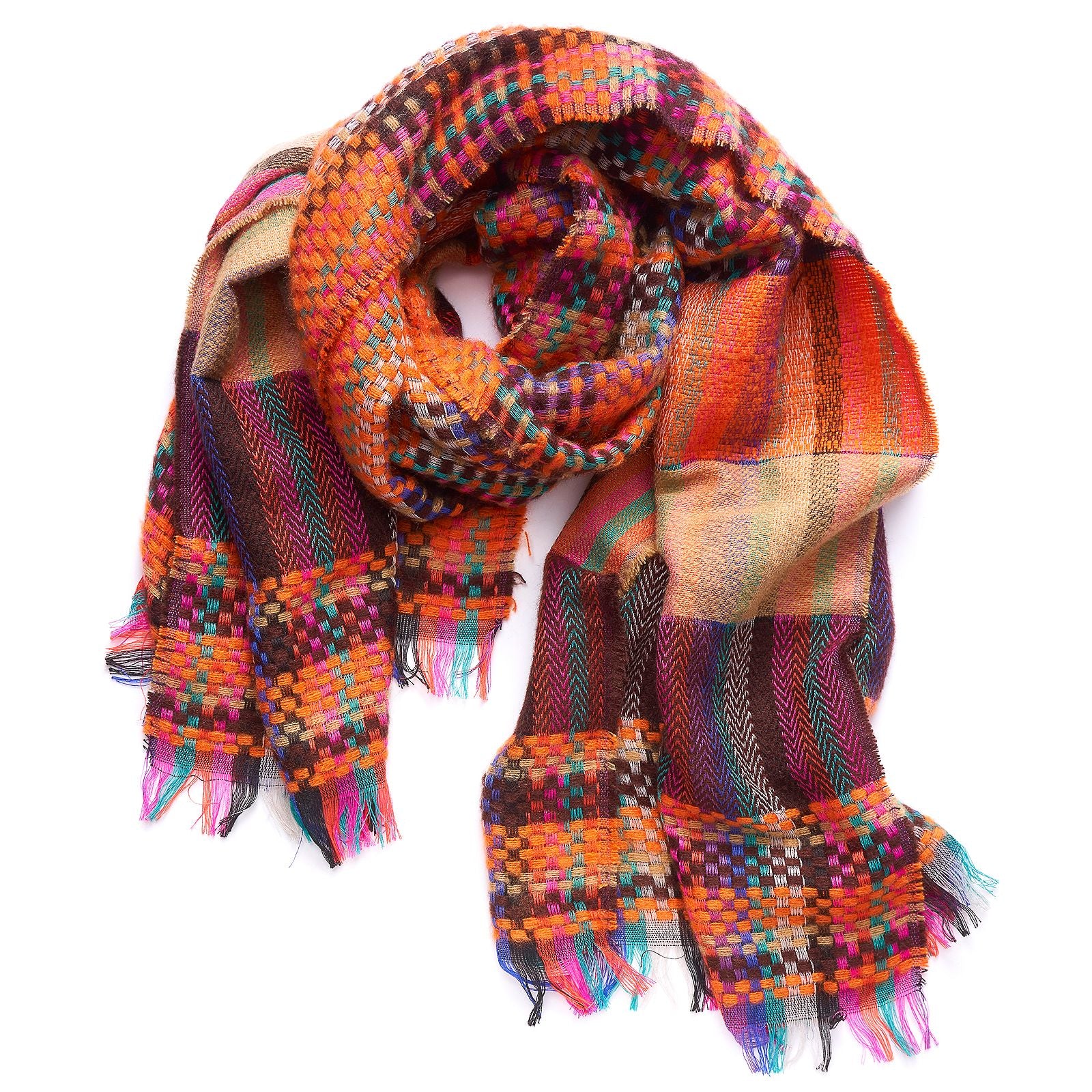Vibrant Checks scarf
