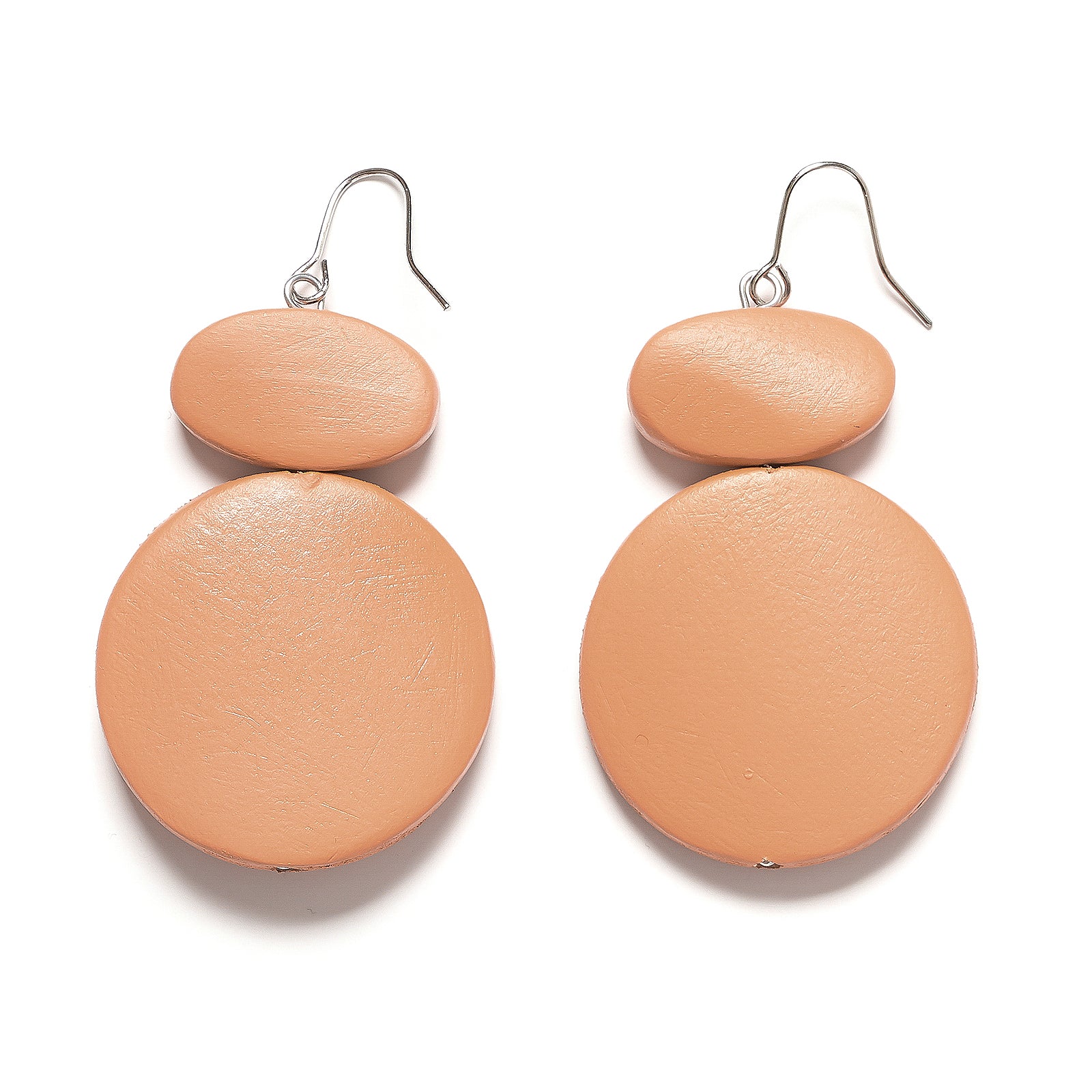 Concave drop earring