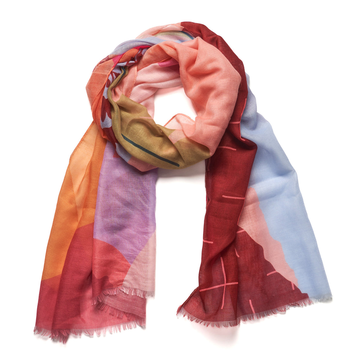 Paper Art Scarf – Rare Rabbit