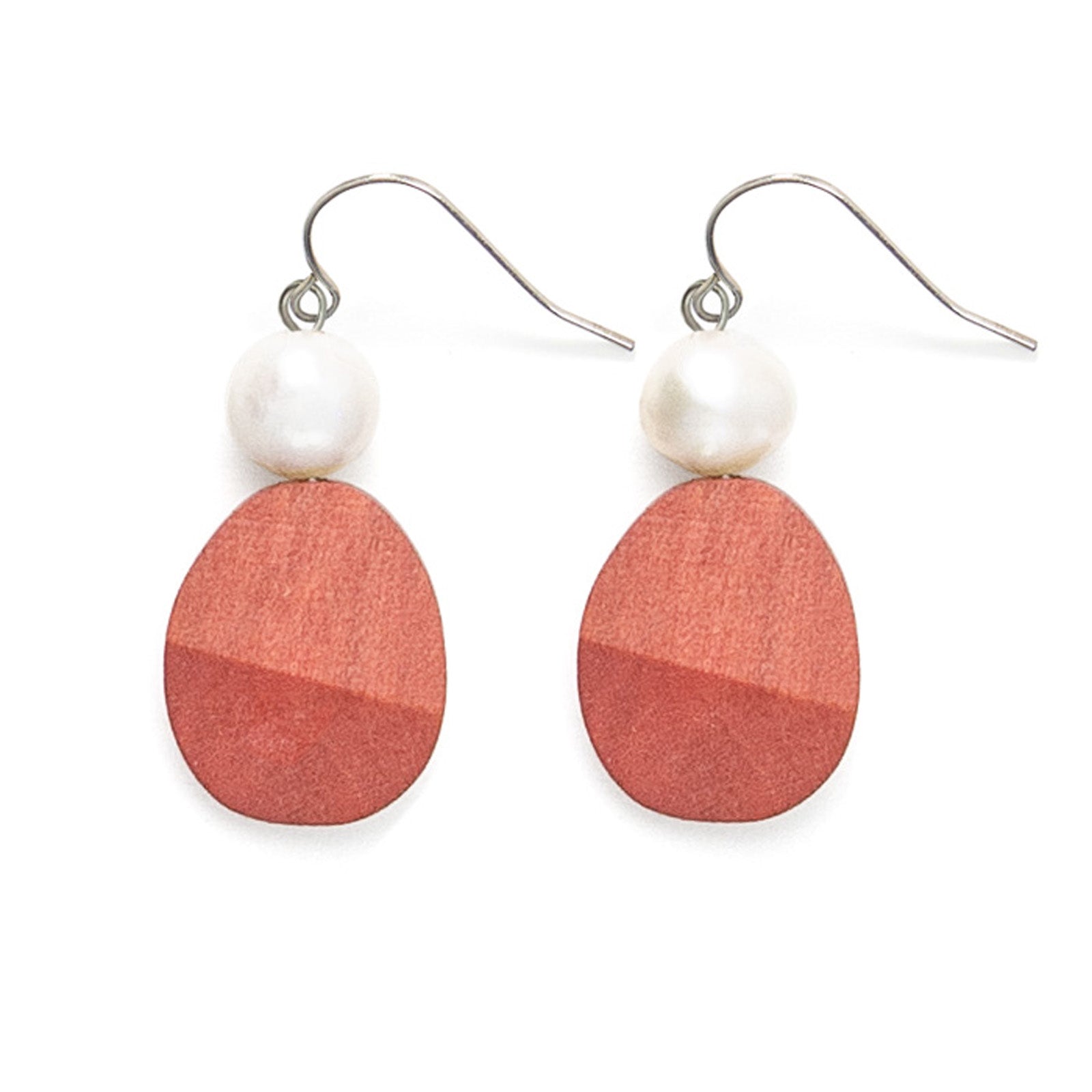 Fat Teardrop Drop Earrings