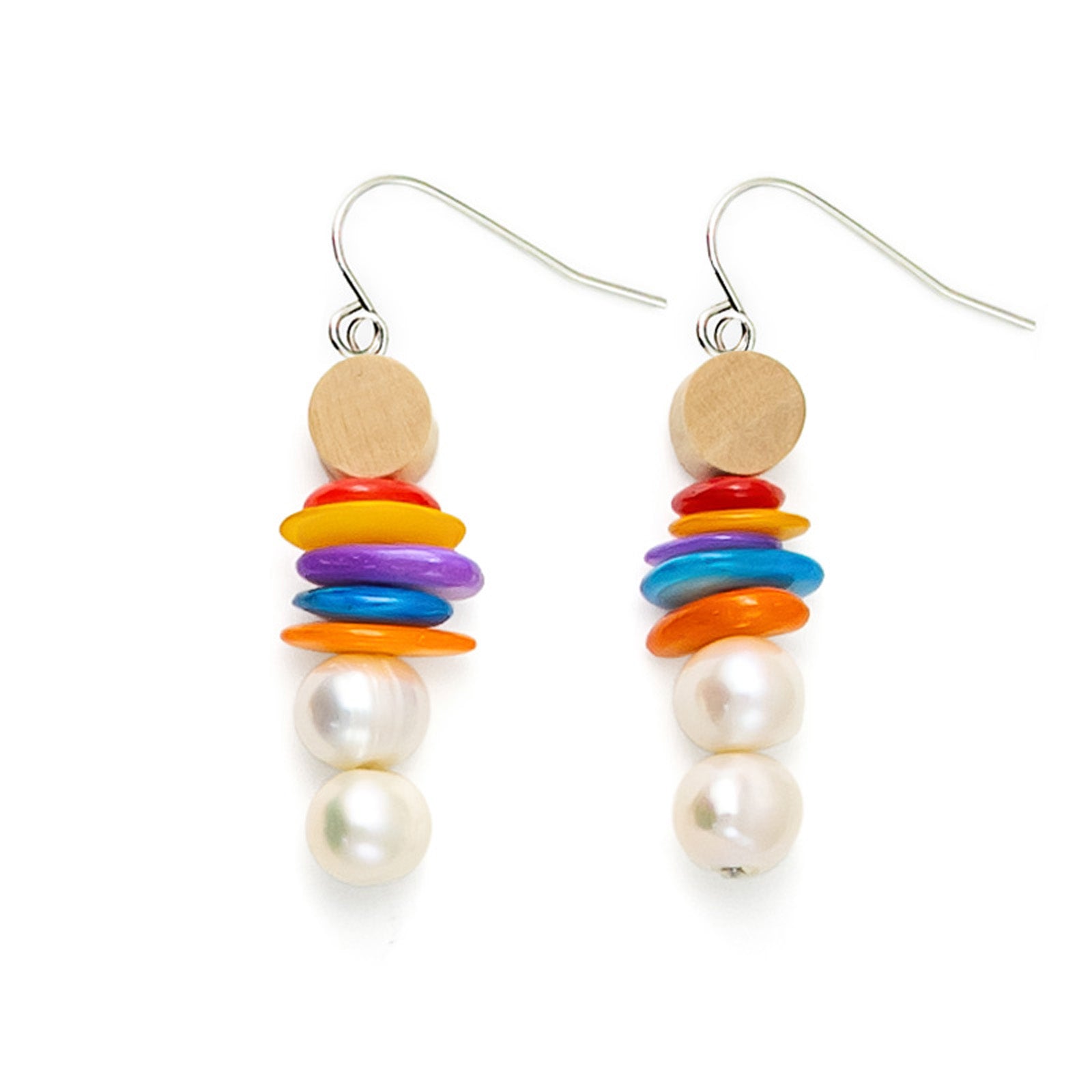 Dot Shell Pearls Earrings – Rare Rabbit